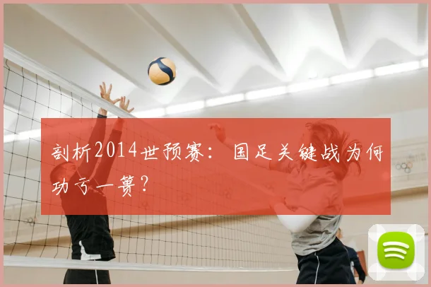 剖析2014世预赛：国足关键战为何功亏一篑？